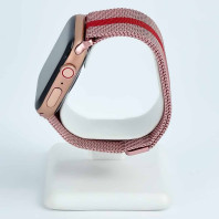 Ремешок для Apple watch 42/44/45mm Milanese Loop Band Rose Gold Red Ремешок для Apple watch 42/44/45mm Milanese Loop Band Rose Gold Red